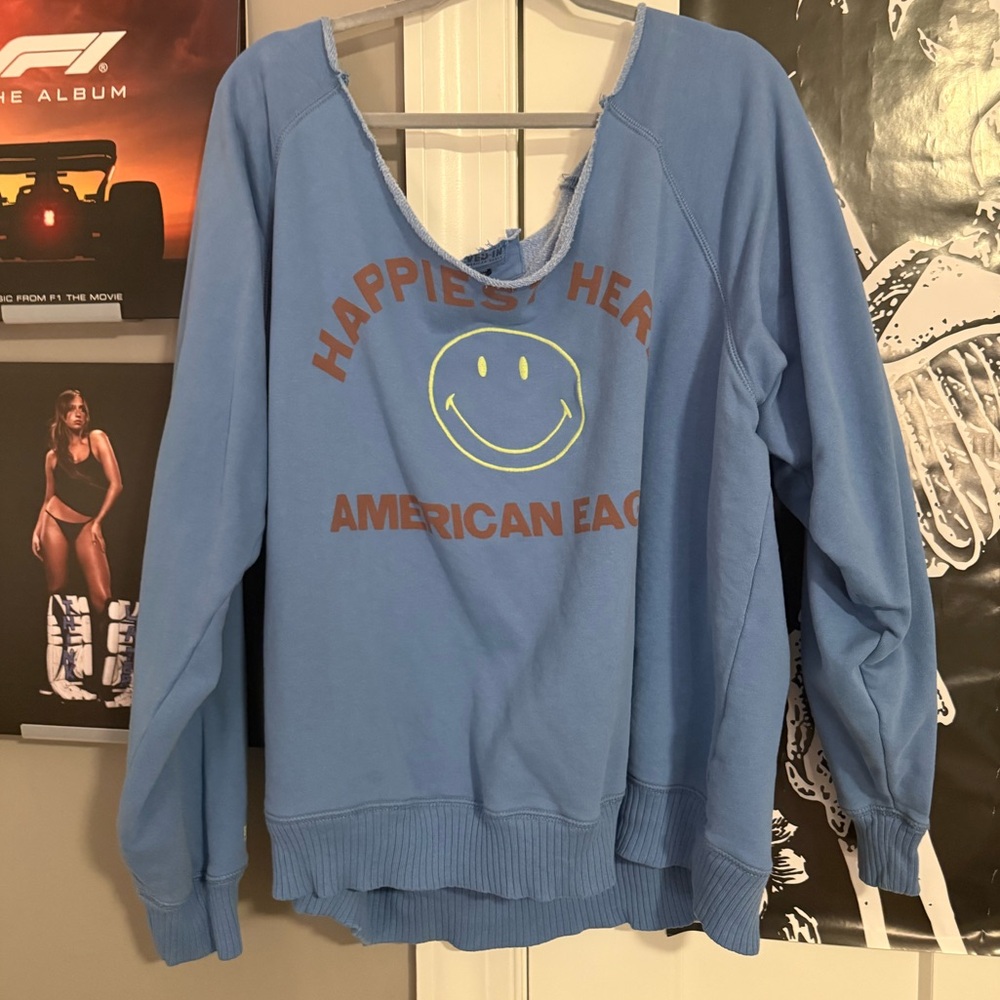 Blue sweatshirt